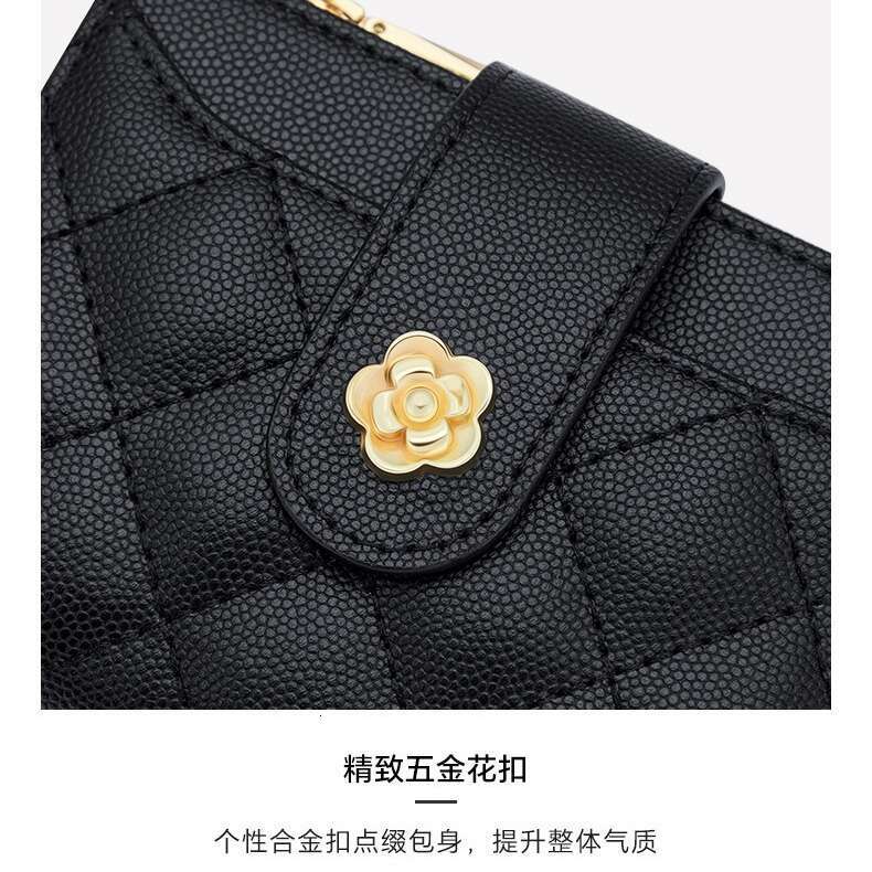 Genuine Leather for Women New Multi-Card Slot Holder Coin Purse High-End Exquisite Mini Card Clip Wallet