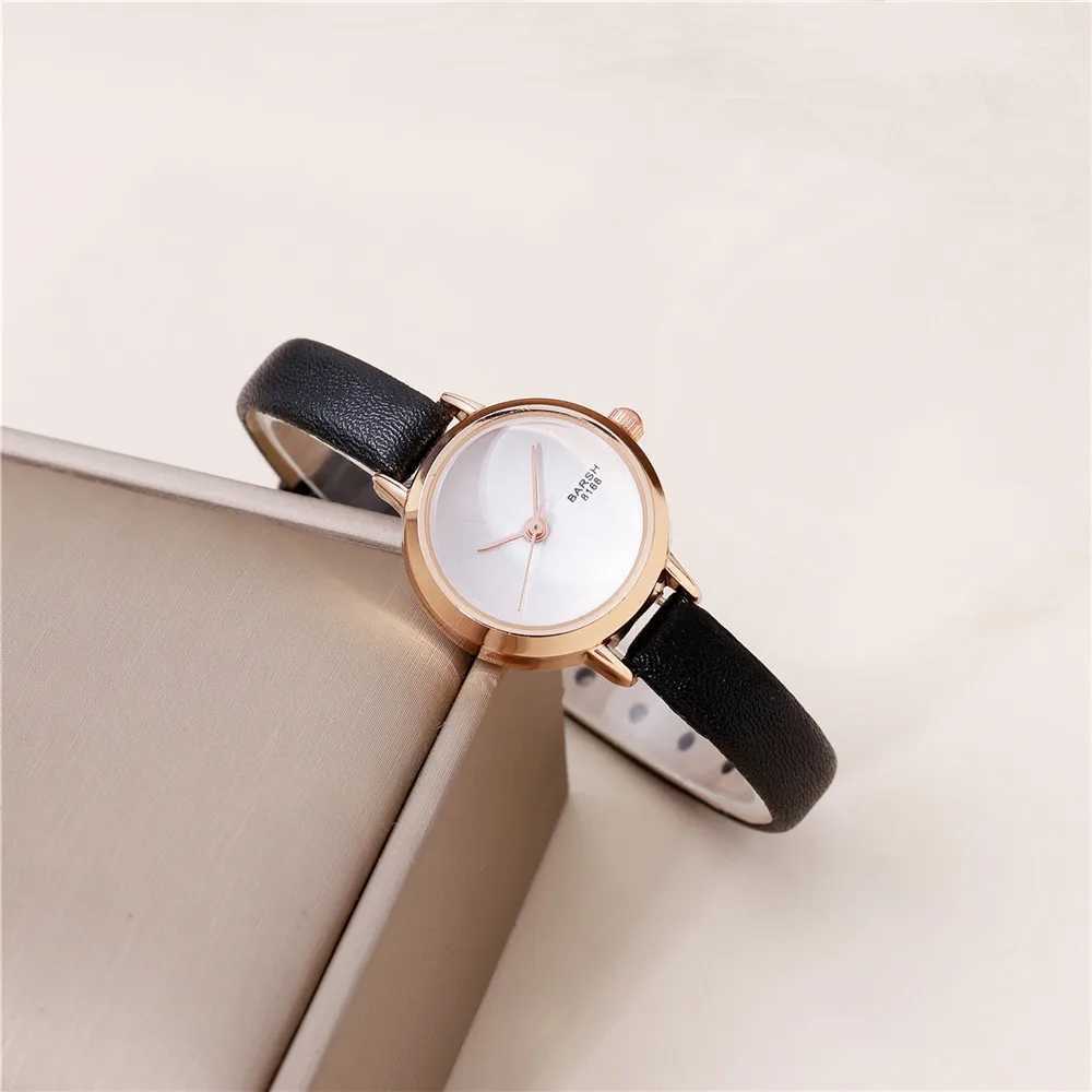 fashion slim leather lady quartz casual watch XJ250527