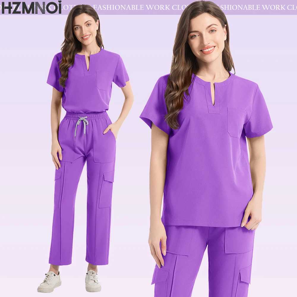 Medical Uniforms Nurse Nursing Work Clothes Women Scrubs Sets Surgical Suits Lab Hospital Overalls Beauty Sn Spa Work Clothes X250528