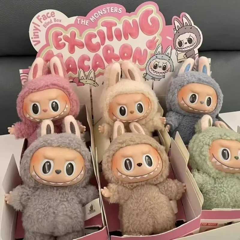 High Quality 1 1 Labubu Blind Box Doll Kawaii Keyring Mystery Box Cartoon Christmas Gift Backpack Decoration Kids Toys X2505281