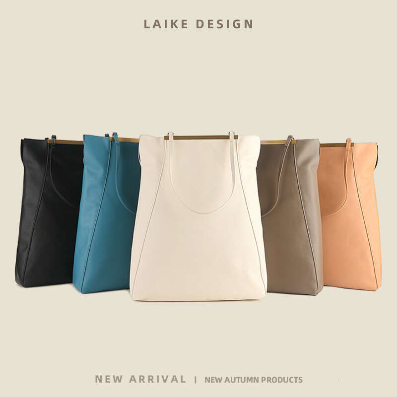 Large Capacity Tote Style 2024 New High-end Genuine Leather Women's Bag Casual Simple Handbag