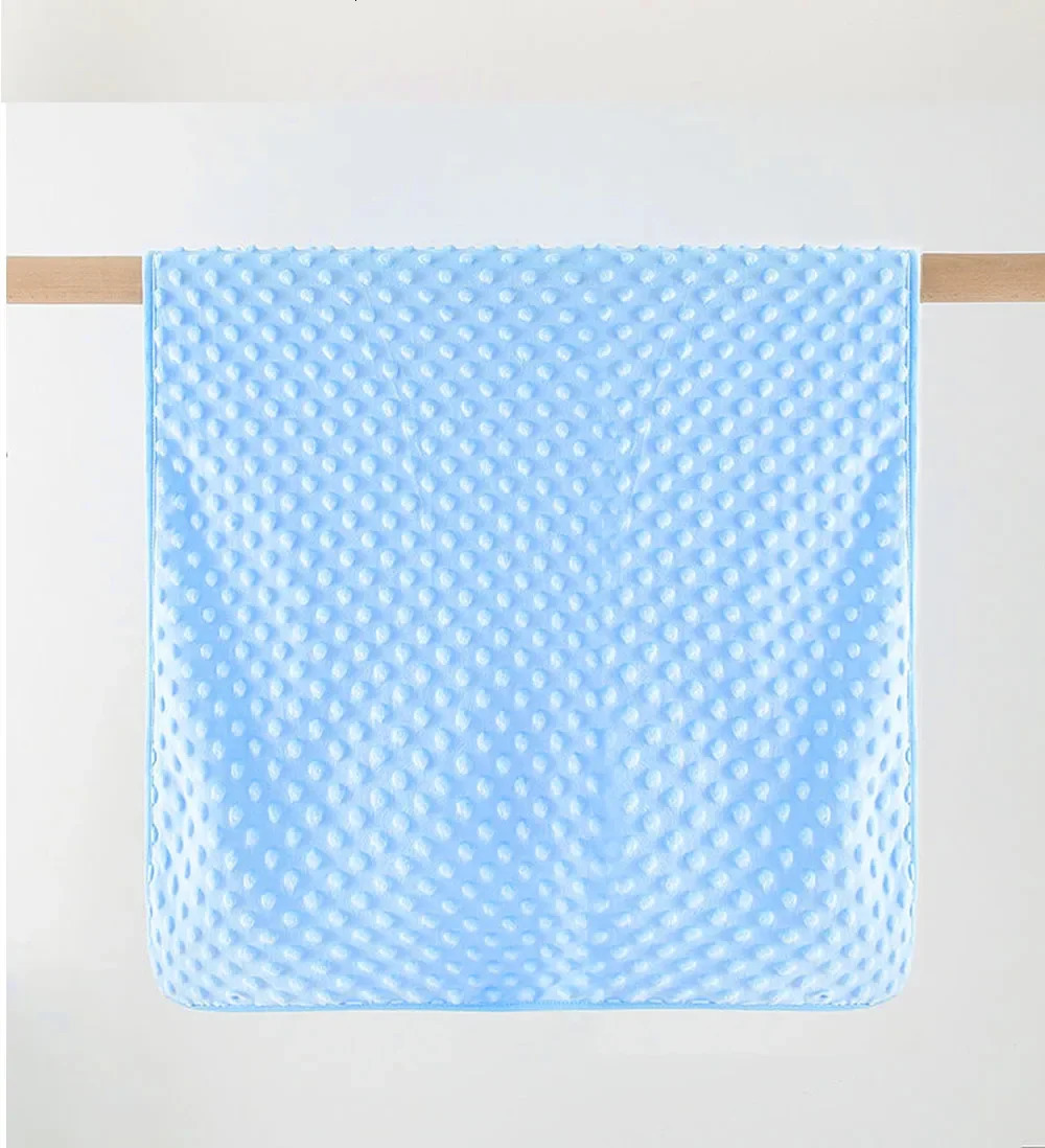 Swaddling born Thermal Soft Fleece Blanket Winter Solid Bedding Set Cotton Quilt Infant Swaddle Wrap y250517z