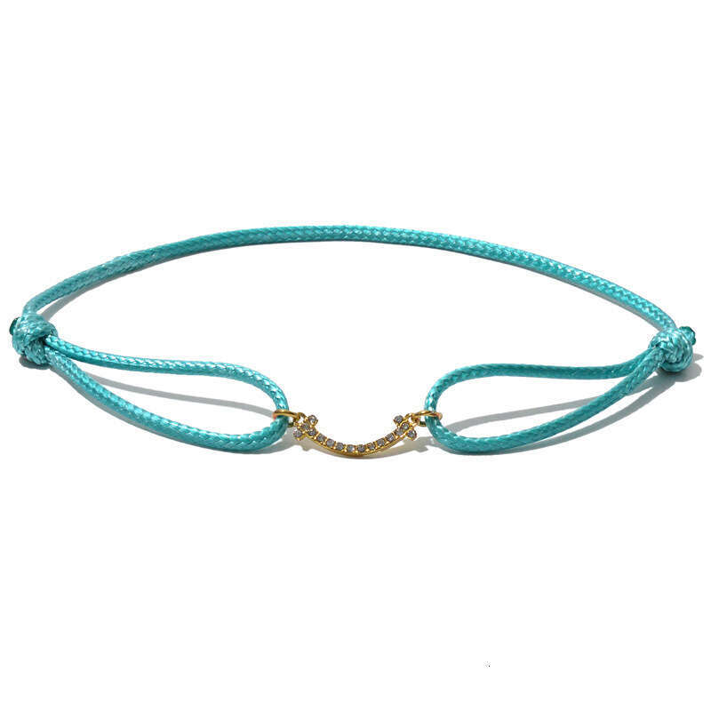 Champion Salsa Style Handwoven Couple Smiley Face Bracelet Fashion Adjustable Rope Jewelry