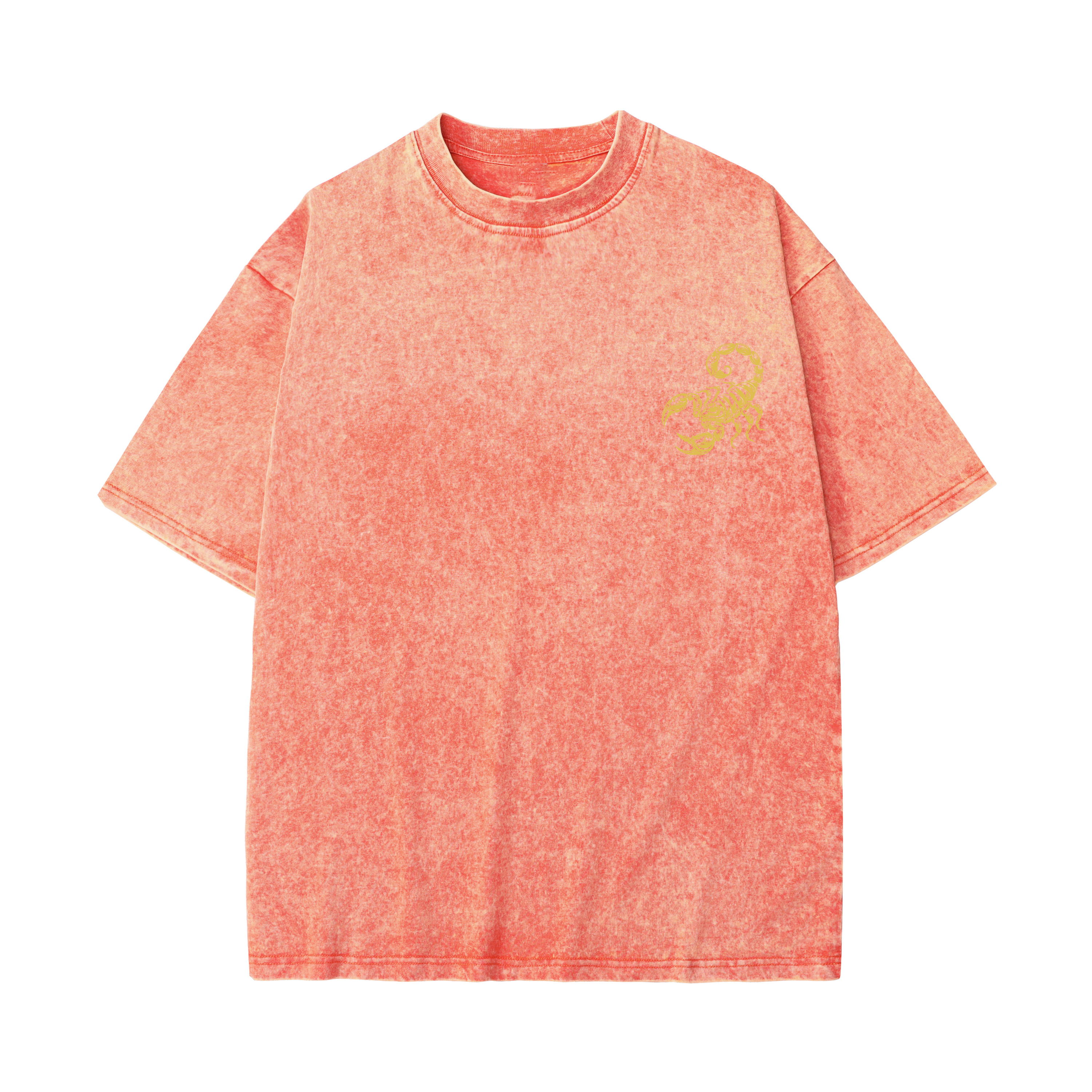 T-shirt men's top designer cotton T-shirt Golden Scorpion short sleeved clothing high-quality fashionable T-shirt