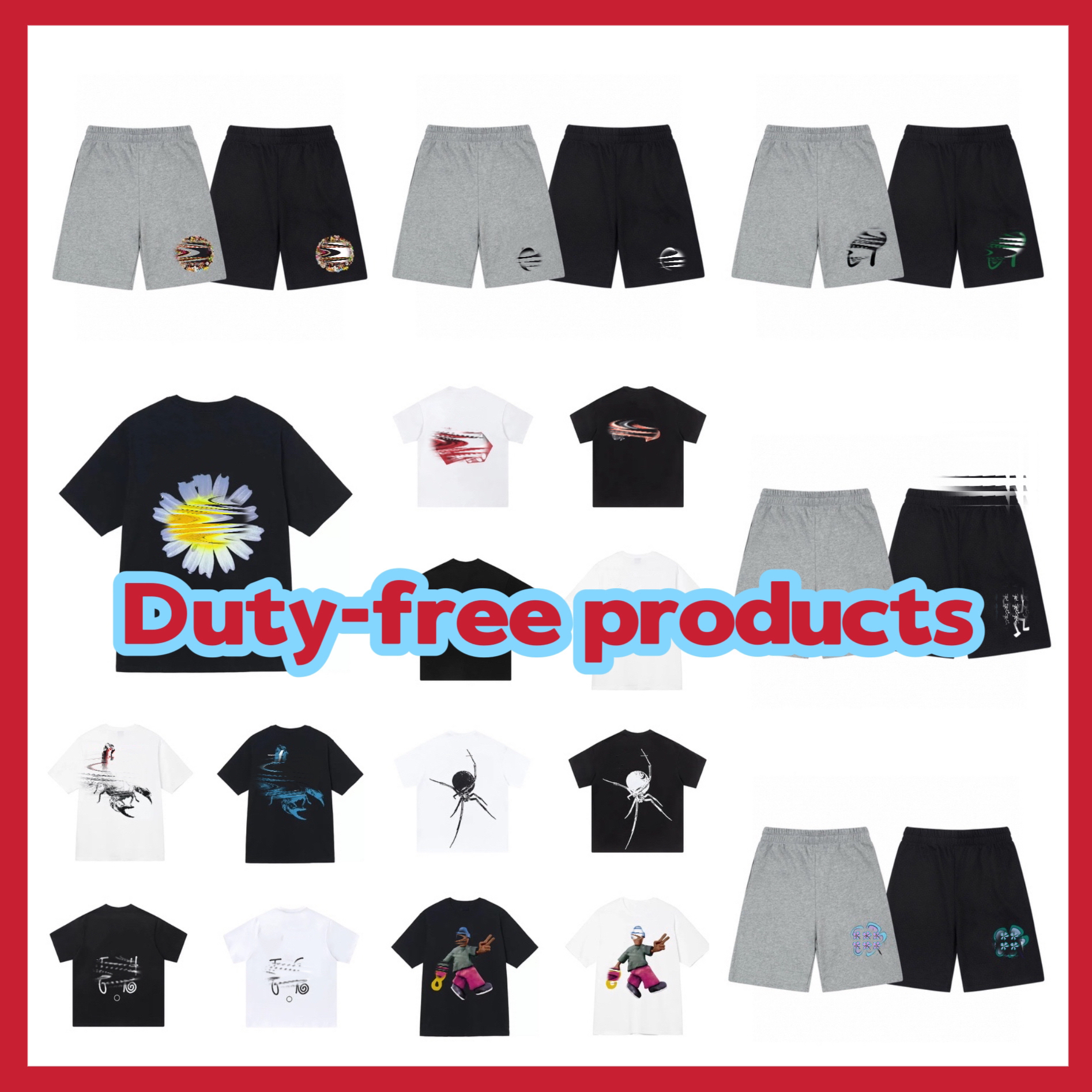 TOPS Designer T Shirt for Men Women designer sweatshirt men's hoodie top Short sleeved shorts street style sweatshirt breathable print comfortable fabric classic