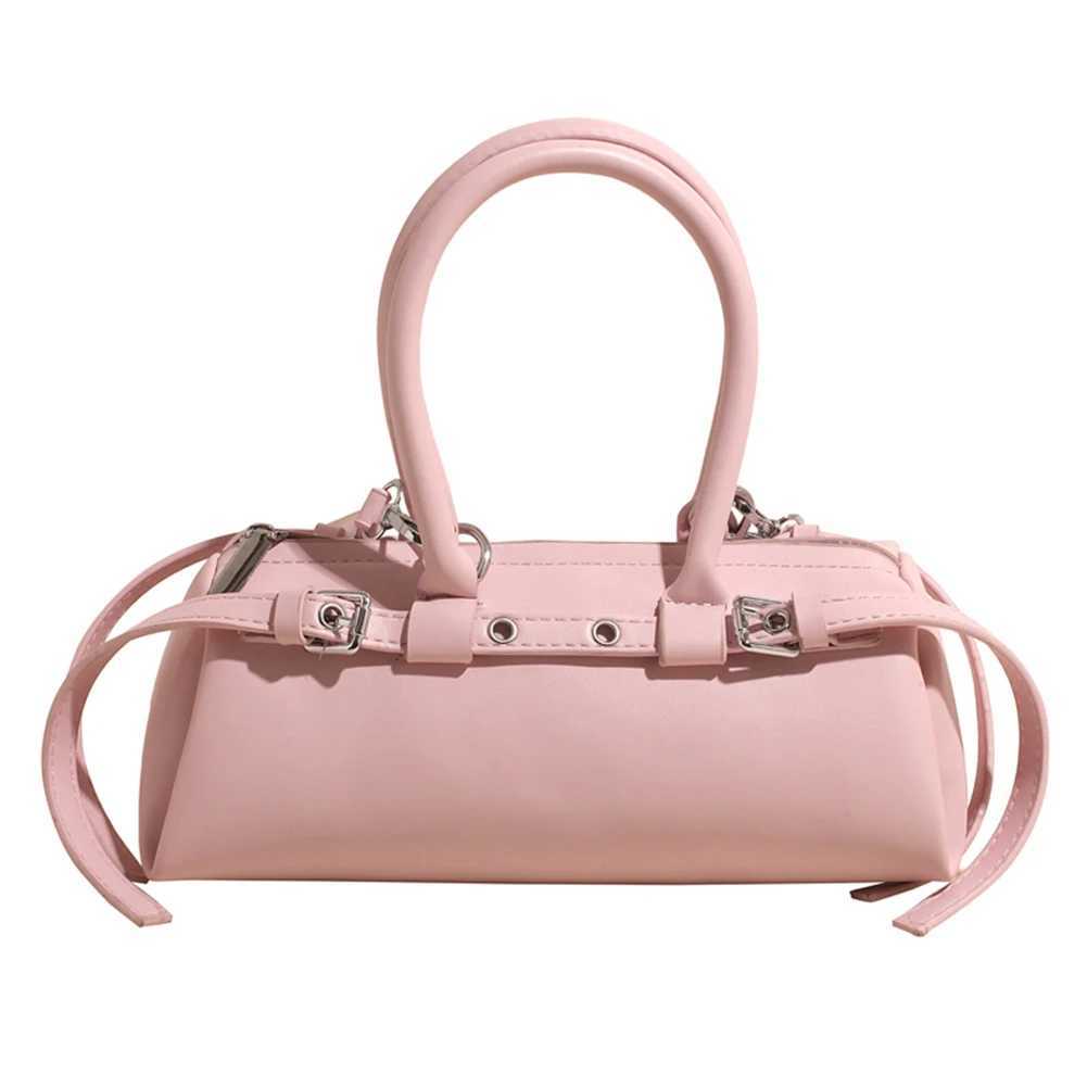 Women Casual Armpit Bag PU Leather All-Match Shoulder Bag Retro Underarm Bag Travel Shopping Commute Date Bag Y250528