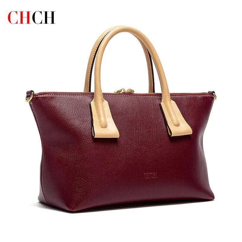 Spring Travel Women's Tote Bag New 2025 Black Leather Large Capacity Handbag