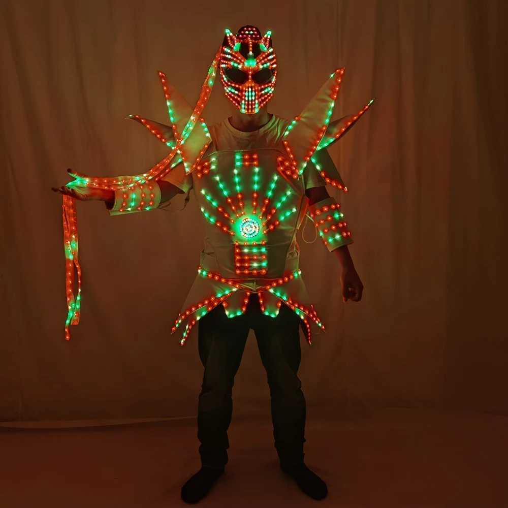 Woman Led Kostm Bayanlar Ikl Dans Elbisesi Kadn Ceket Noel Performans Partisi Gece Kulb Elence W250528