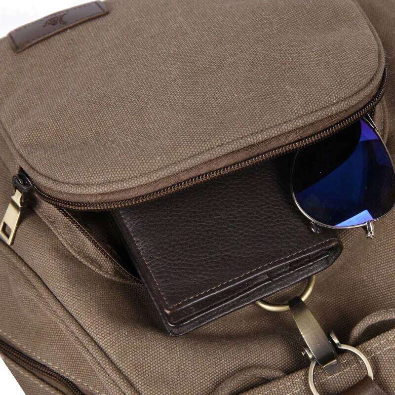 Women Canvas Backpack Female Vintage Pure Cotton Travel Fashion Drawstring Laptop School Bags Shoulder Bag For Teenage Girls