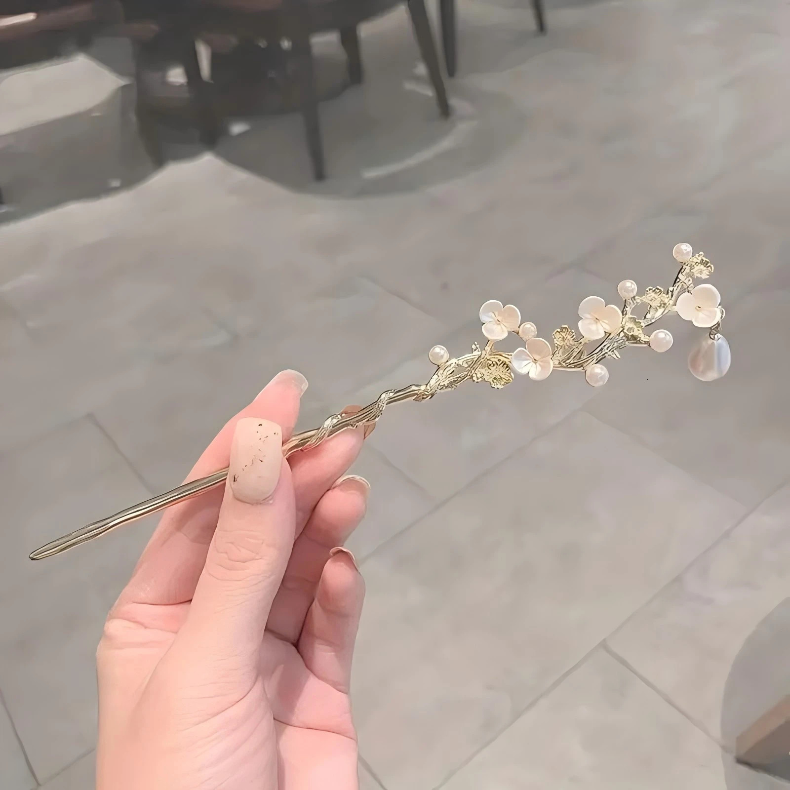 Sweet Romantic Chinese Style Hairpins Fashion Versatile Hair Accessories Jewelry Flowers Girls Hairpin 250519