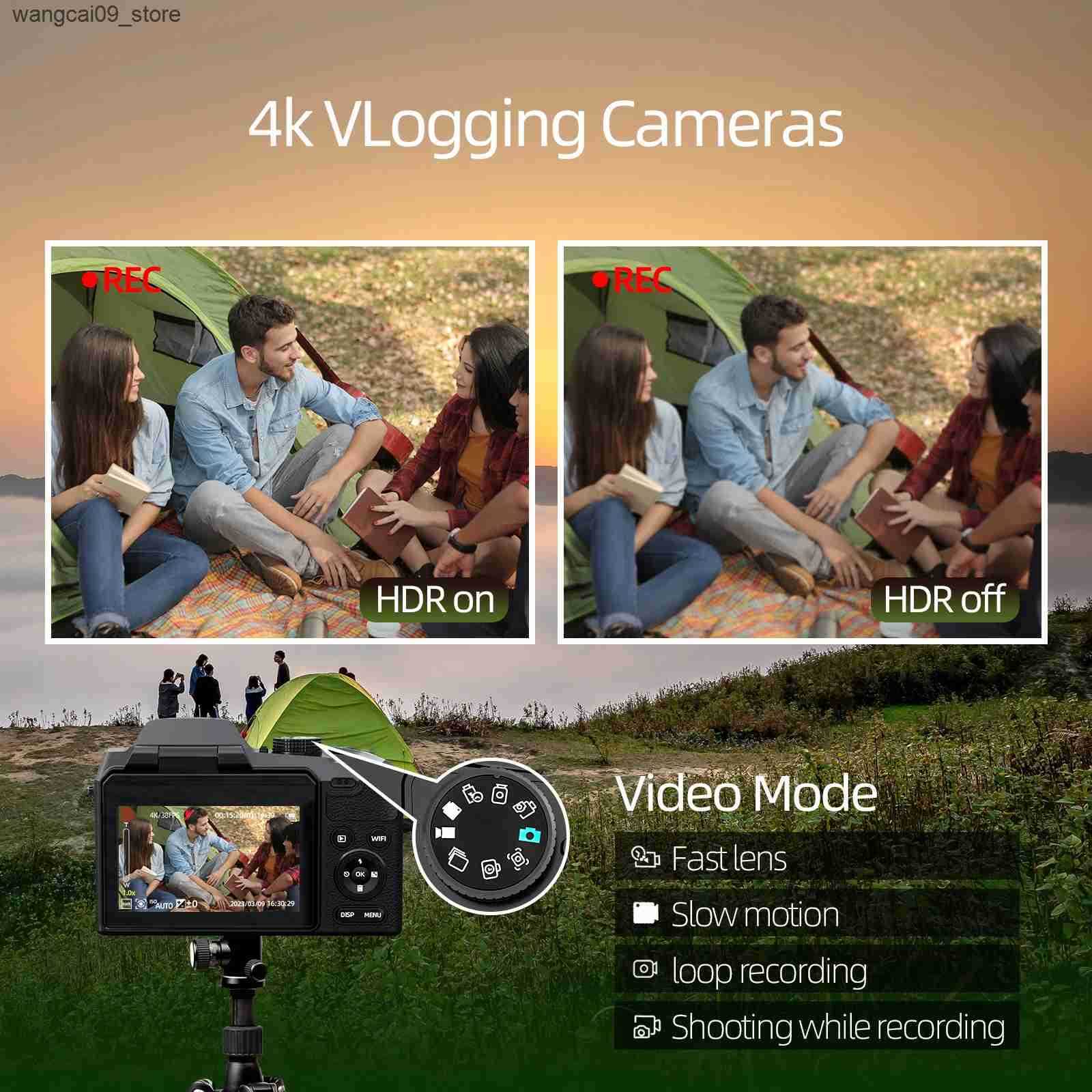 NBD Digital Camera 4K 64MP 16X flip camera suitable suitable for photography beginners easy to learn and operate camera z250529