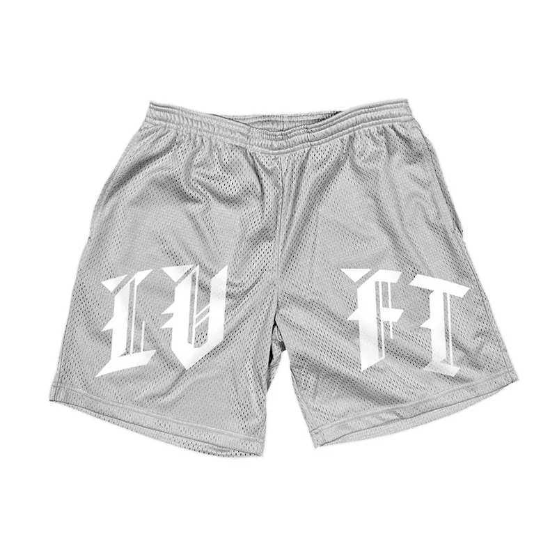 Quick-Dry Fitness Sports Gym Shorts Summer Mesh Breathable Loose Fit Running Training Basketball Pants for Men 2025 New Design X250528