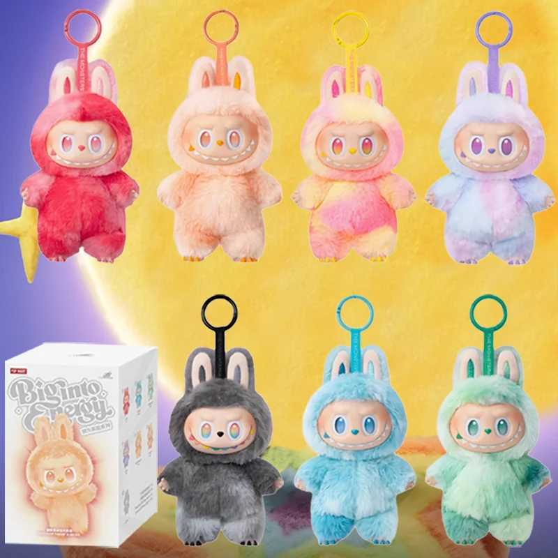 Genuine labubu v3 beat aron has a large seat in series energy pendant doll decoration keychain collection X250528