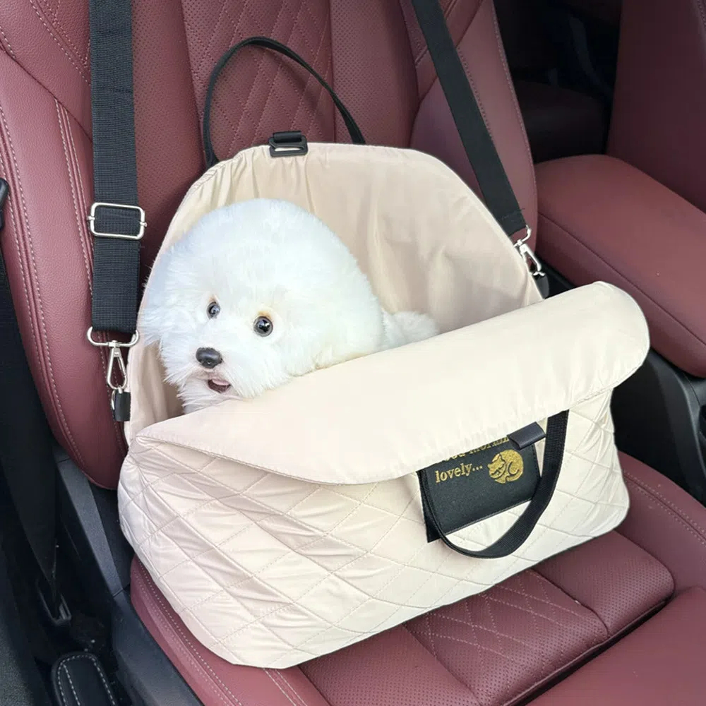 Cat and dog bagCar pet bagSmall dog bagNylon waterproof portable pet bedCrossbody bag