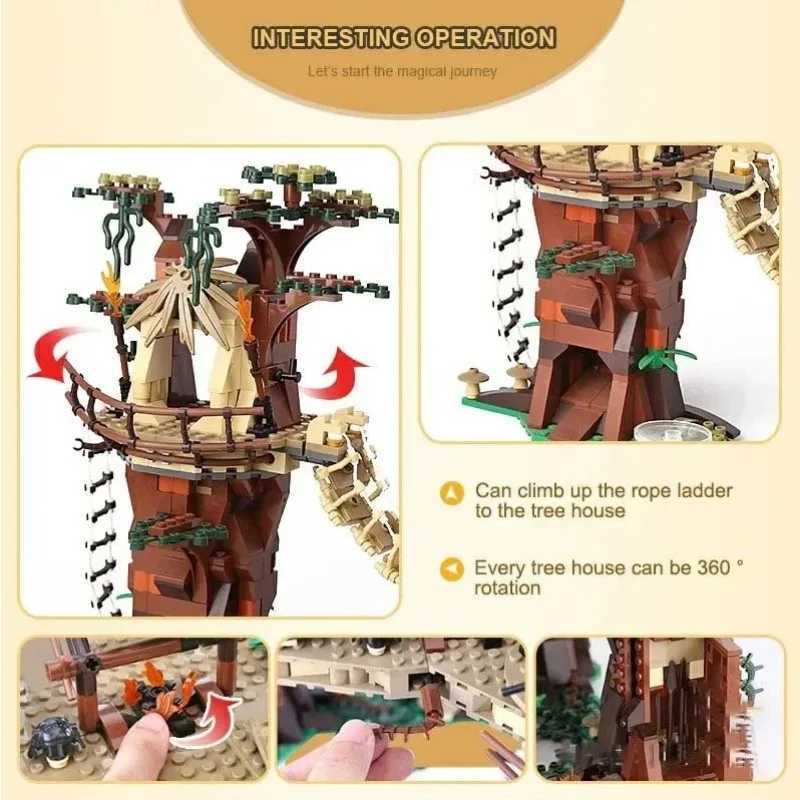 1990Pcs 81049 Ewoks Building Villages 10236 Blocks Set Model Kids Toy Bricks Kit180016 for Children Friends Birthday Gifts Z250528