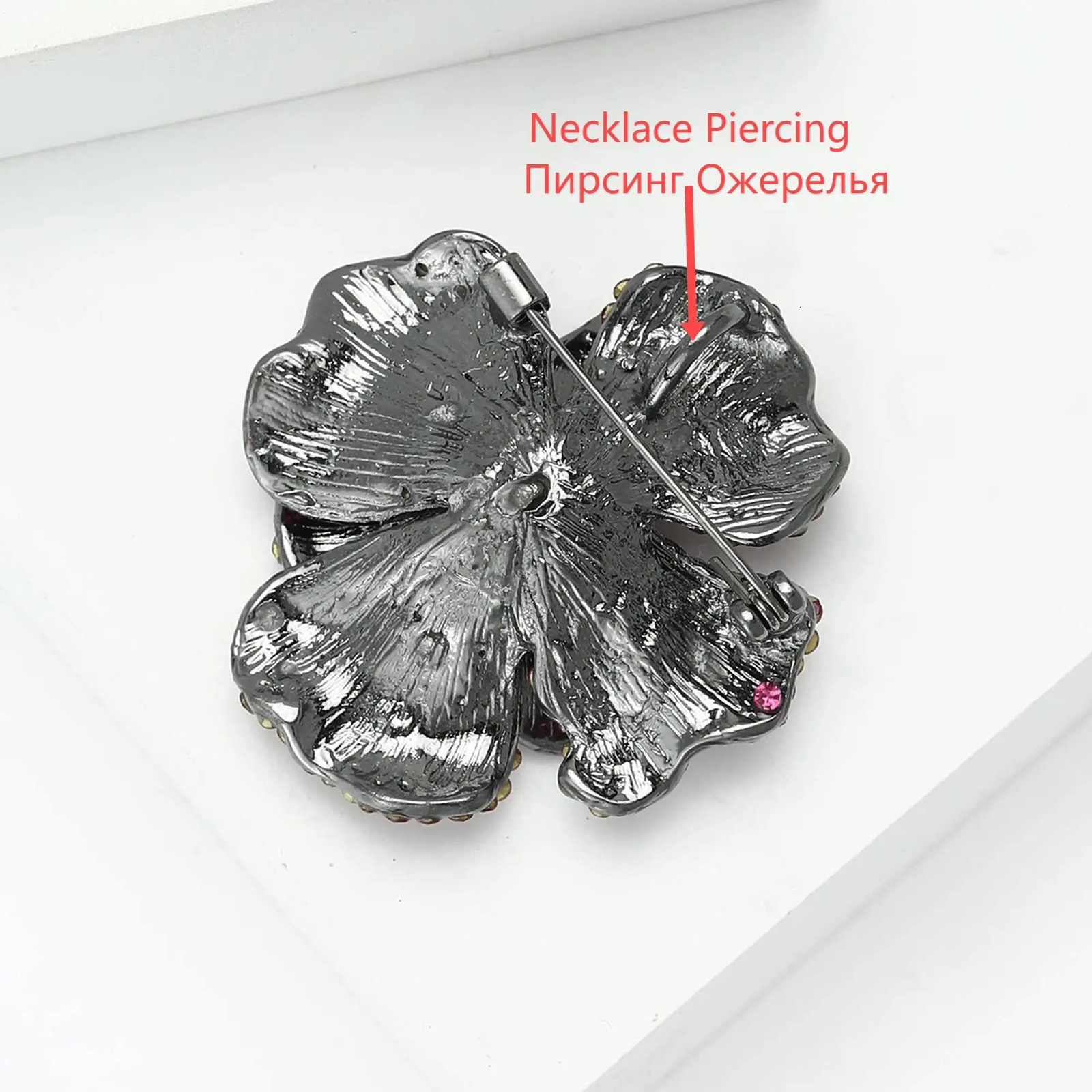 Vintage Heavy Industry Rhinestone Peony Flower Brooches for Women Plant Pin Event Funny Gifts Year Friends Decoration 250527