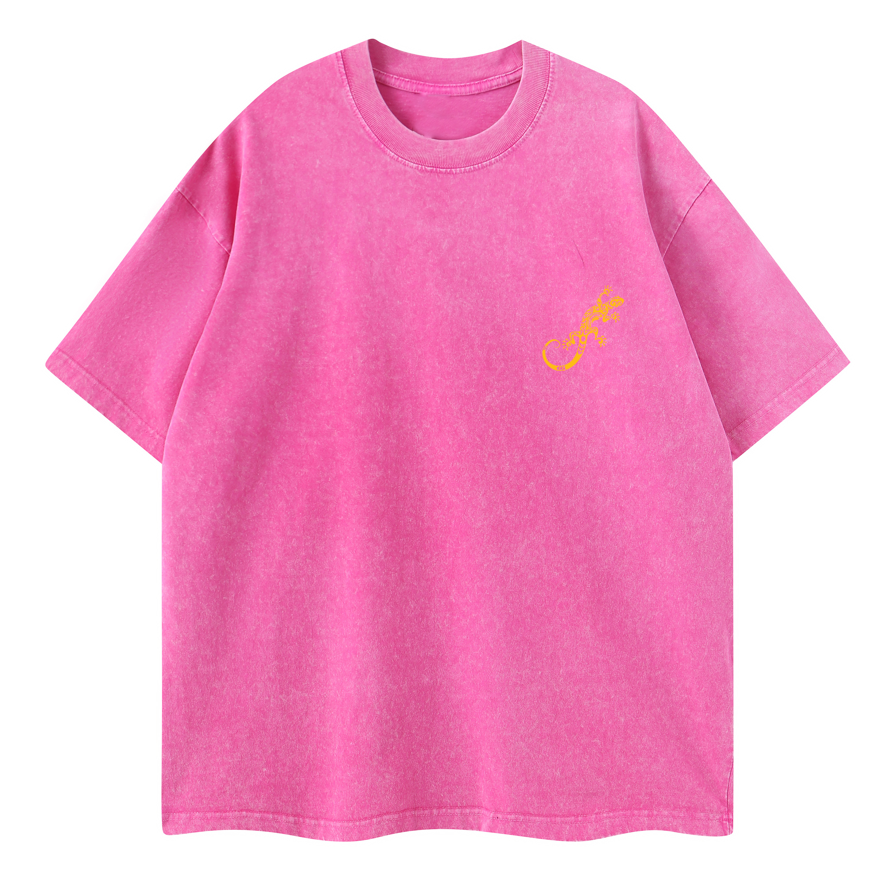 T-shirt men's top designer cotton T-shirt gecko short sleeved clothing high-quality fashionable T-shirt