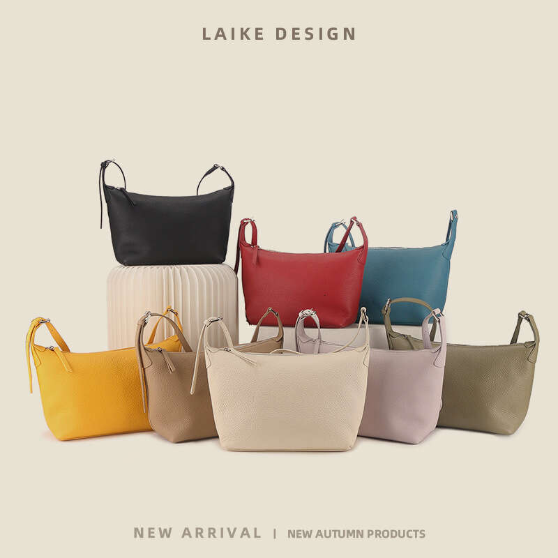 for Women 2025 New Niche Commuter Tote Simple High-end Feel Shoulder Genuine Leather Large Capacity Crossbody Bag