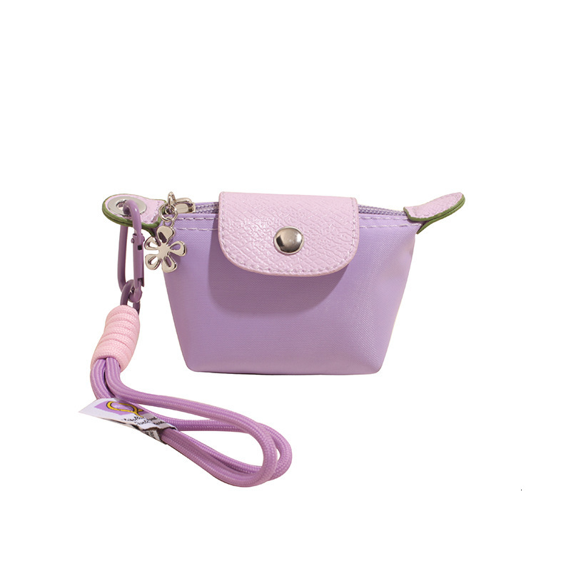 mini wallet Free Delivery Designer Leather Wallet Mini Dumpling Bag Handbag Nylon Coin Wallet Earphone Bag Mouth Red Storage Bag Cute Small Hanging Ba