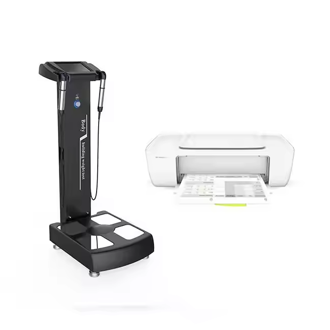 New Human Body Bio Fat Composition Analyzer with Printer for Full Body Water and Muscle Detection for Gym