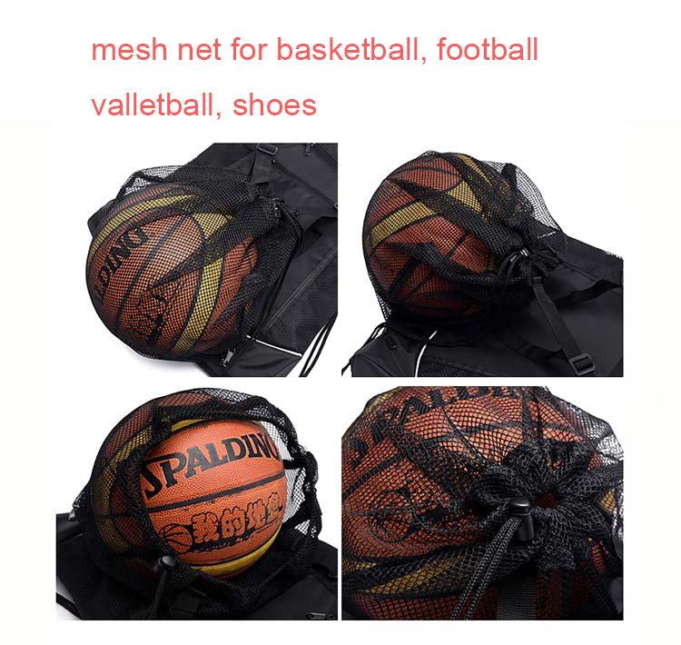 Fashion Drawstring Bag School Gym Swim Beach Backpacks Sports Backpack for Boys Girls String Bag for Basketball Soccer Volleyball with Mesh Net Sackpa