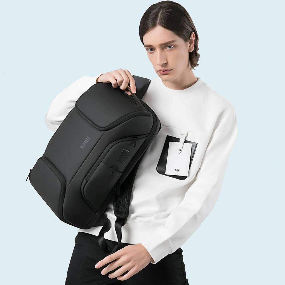 BANGE Business USB Charging Smart Backpacks Fits 15.6 Inch Laptop Commute Backpack WaterProof Carry On Bag for Men Travel Bags