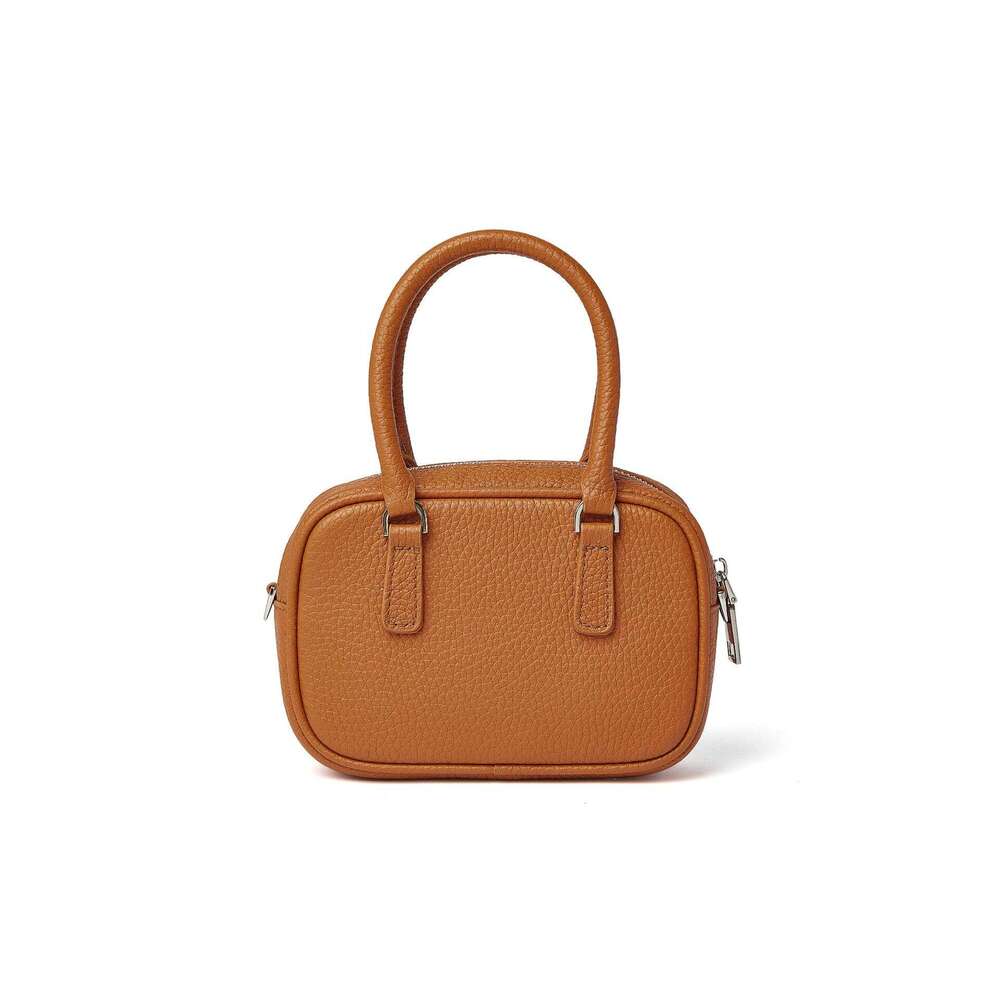 Boston Bowling Niche Pillow 2024 New High-end Handbag Genuine Leather Shoulder Crossbody Bag