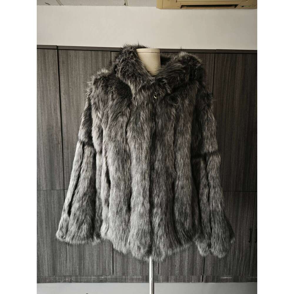 ZMEENNA Temperament Hooded Long Sleeve Warm Faux Fur Coat For Women Casual Zipper Lady Thick Jacket 2024 Autumn Winter New ZM602