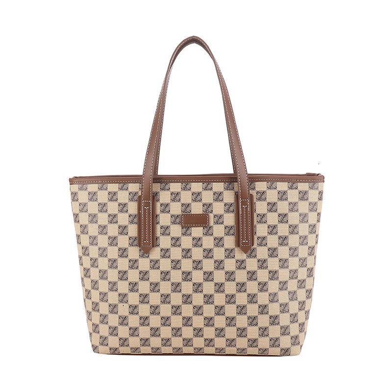 Luxury Brand Designer Bag Women's Handbag 2025 New Simple And Fashionable Large Capacity Letter Printed Shoulder Tote Bag