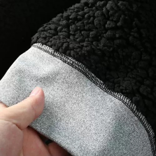 Men's Double-Layer Thickened Warm Hooded Sweater for Autumn/Winter - Stylish & Cozy