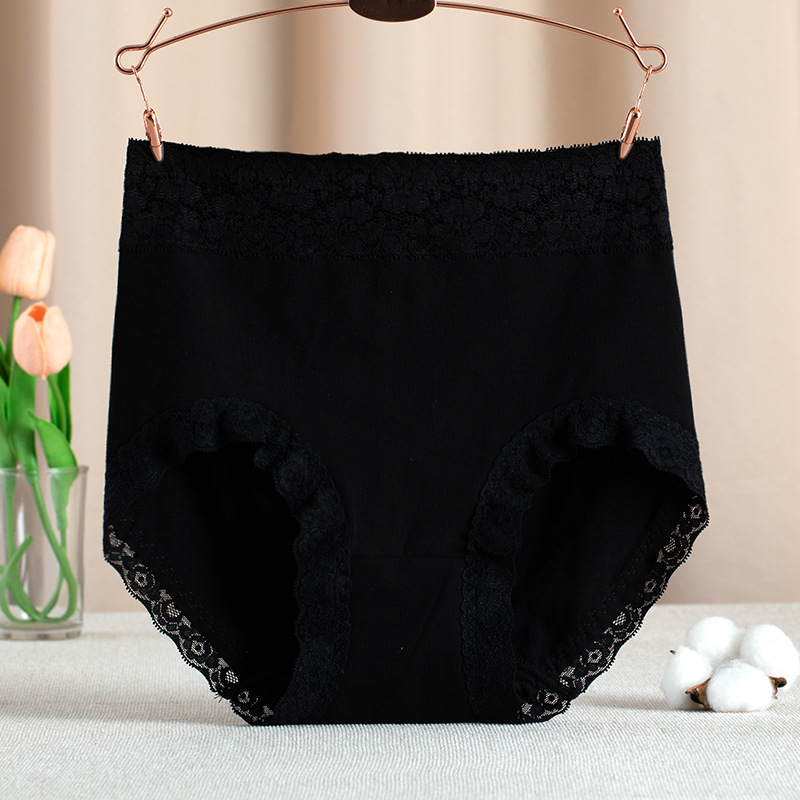 Explosive cotton high waist ladies underwear plus size comfortable hip cotton briefs