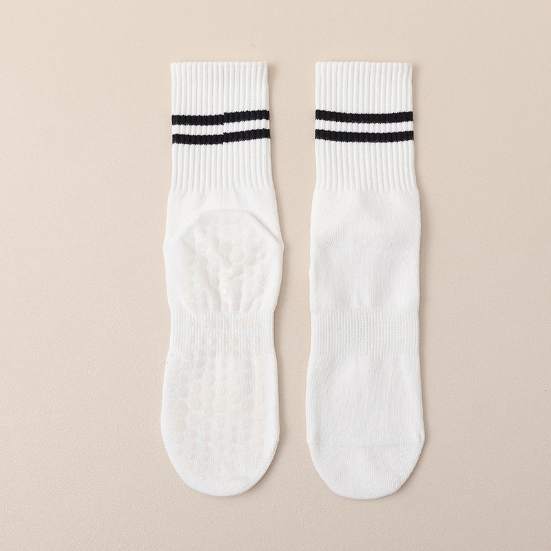 Yoga Women Mid-Calf Spring Summer Fitness Non-Slip Sole Floor Autumn Winter Long High Tube Sports Socks