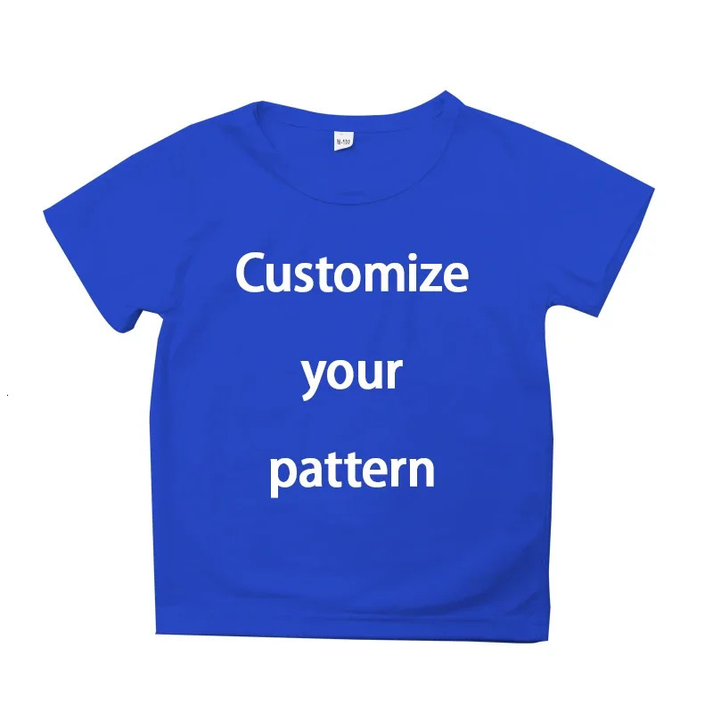 Children Girl Boy Tshirt Custom DIY Pattern Funny Casual Tops Tees Name Picture Text Child Tshirts 250528