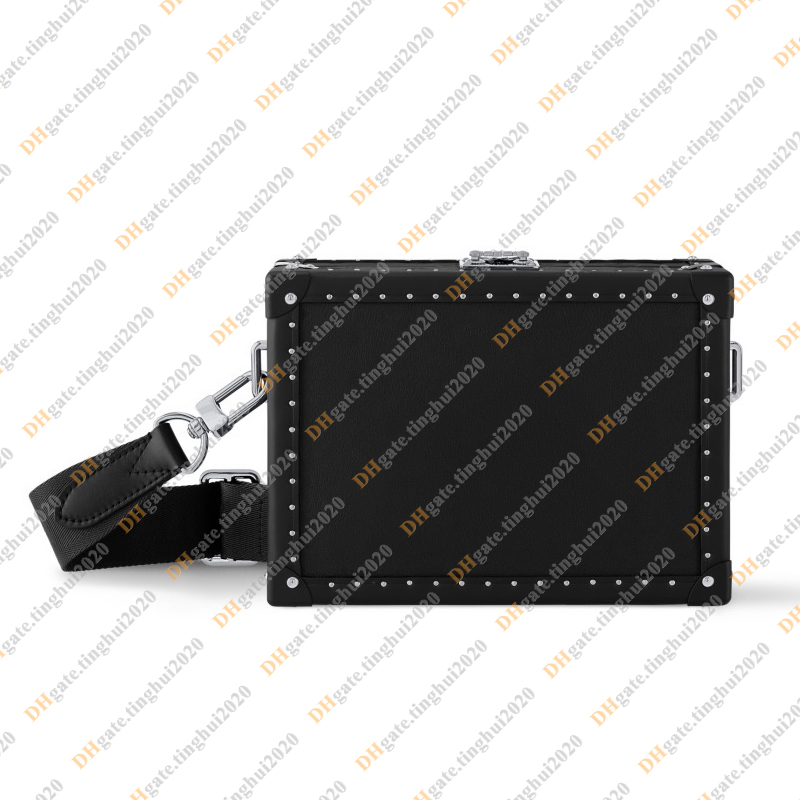 Men Fashion Casual Designe Luxury Clutch Box Messenger Bag Crossbody Shoulder Bag Totes Handbag Top Handbag Bag TOP Mirror Quality M12876 Pouch Purse