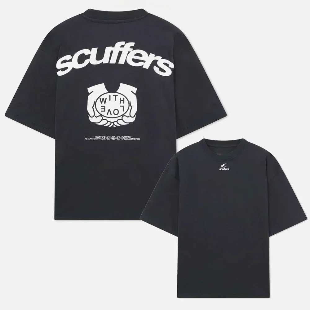 2025 Spanish Strt Tide Brand Printed Men Women Surf Vacation Casual T-shirt Trendy Brand Scuffers Strt Short Slves Top X250528