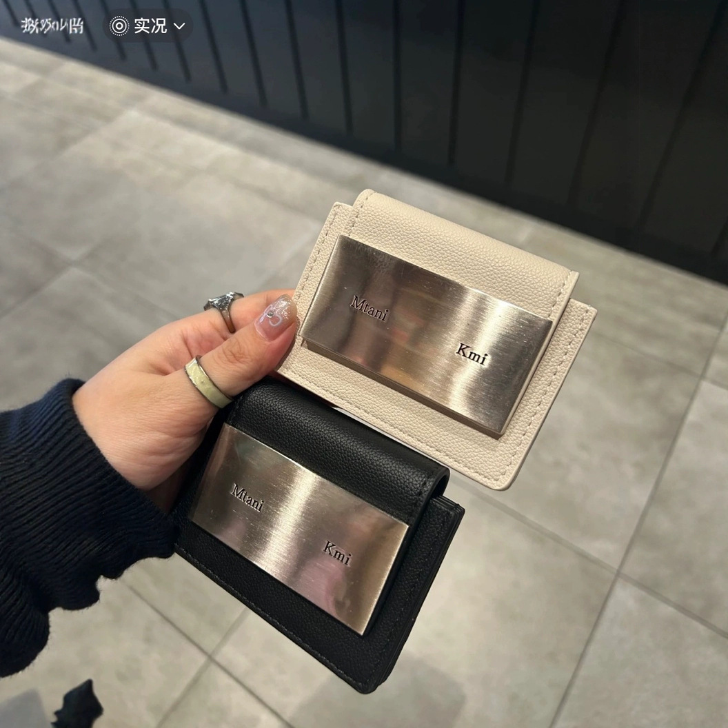 Free Shipping For Korean Niche Designer Wallet Fashionable Brand Classic Simple And Practical Coin Purse High-quality Card Bag Business Card Holder