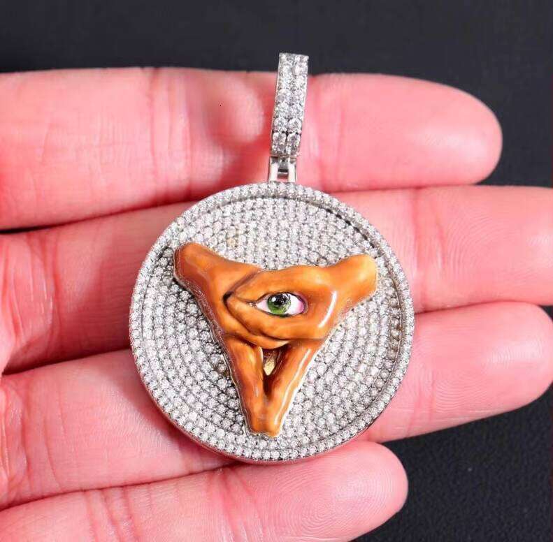 Iced Out Dia Hip Hop Jewelry Custom VVS Moissanite Picture Pendant