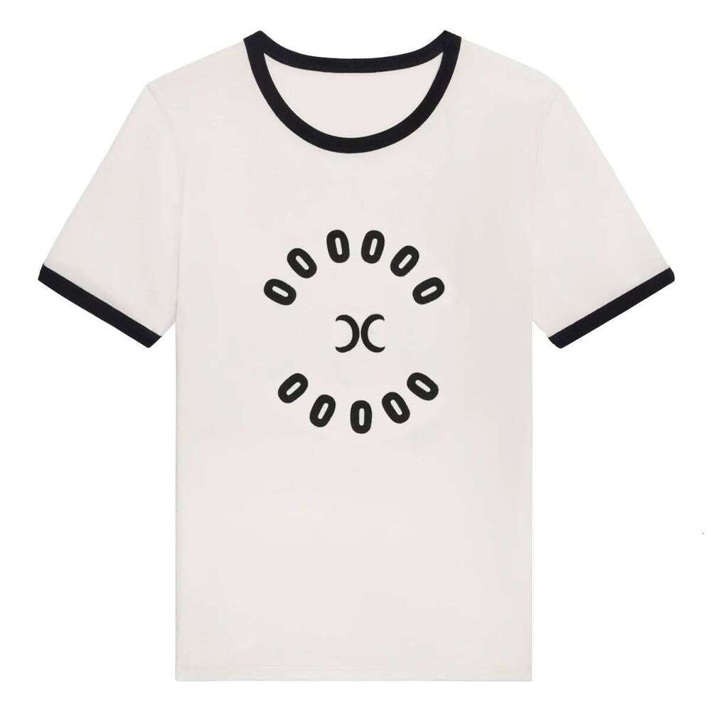 Women's Wear CNBY Unisex Plush Sticker Printed Casual Short Sleeved T-Shirt #T2087