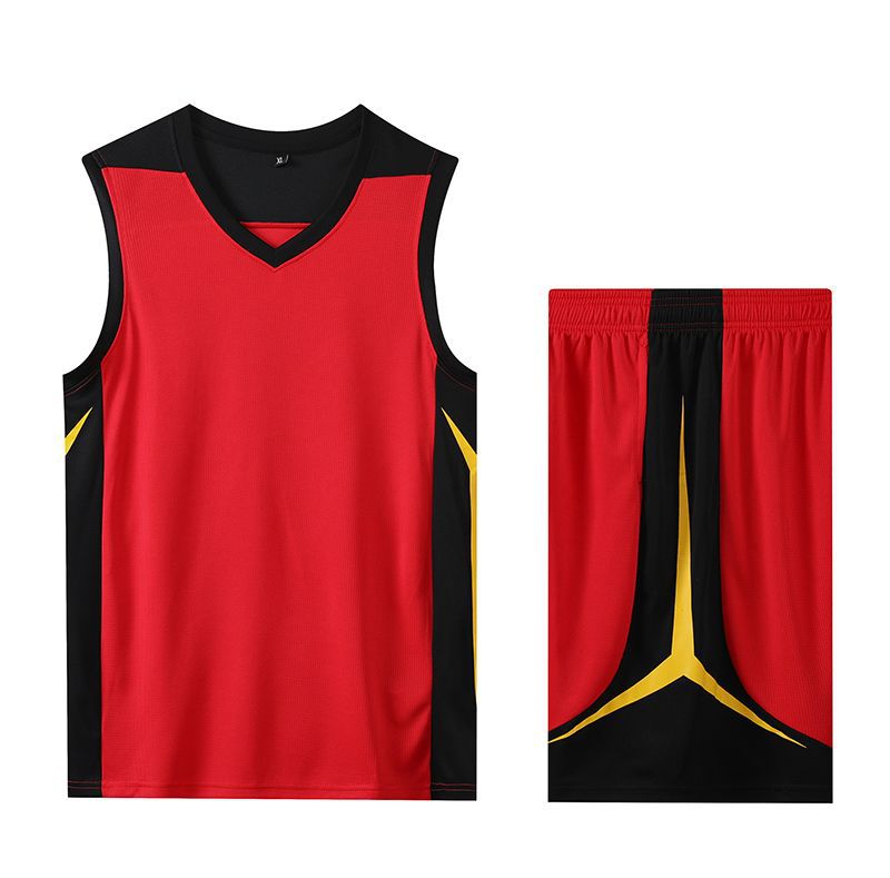 Men's Customizable Basketball Set - Moisture-Wicking Tank Tops & Loose Fit Shorts with Team Logos
