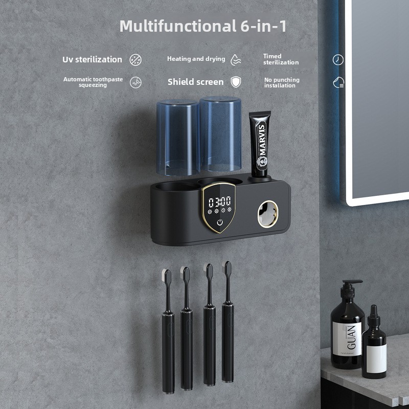 Smart UV - Sterilized Toothbrush Holder with Heating and Drying Function