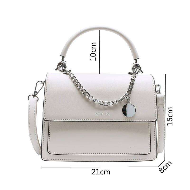 Korean Stylish Crossbody For Women 2021 New Mini Square Handbags Designer Purses Ladies Travel Chain Shoulder Bags
