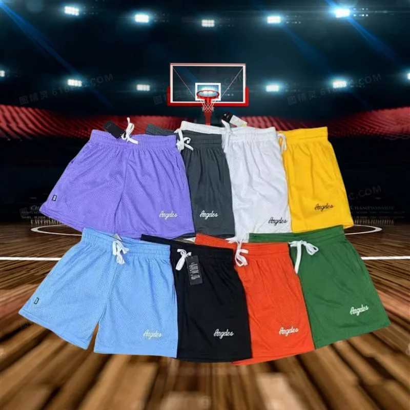 Mens Quick-drying Shorts Los Angeles American Fashion Trend Beach Shorts Comfortable Casual Breathable Y2K Street Shorts Moto X250528