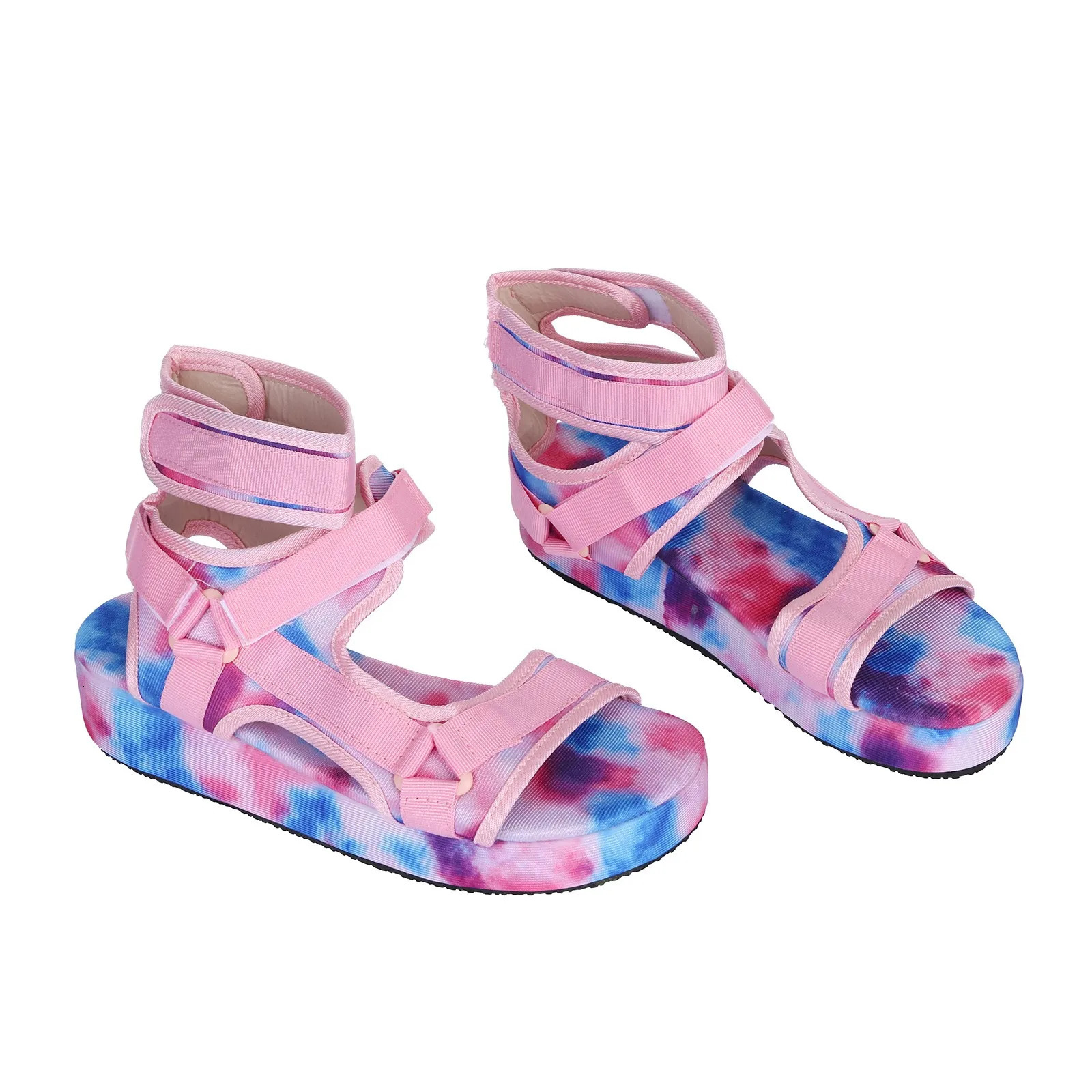 Platform Sandals For Womens Open Toe Ankel Strap Flats Comfortable Beach Shoes home organizer gift for women 250526