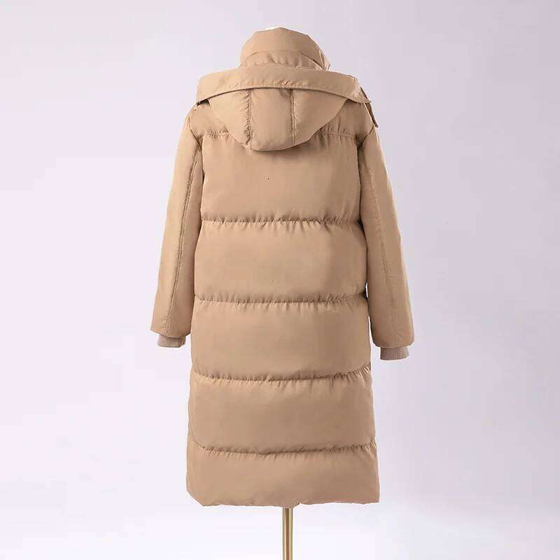 K1867L women's clothing winter 90% white Duck down coats Long hooded Puffer jackets Detachable cap