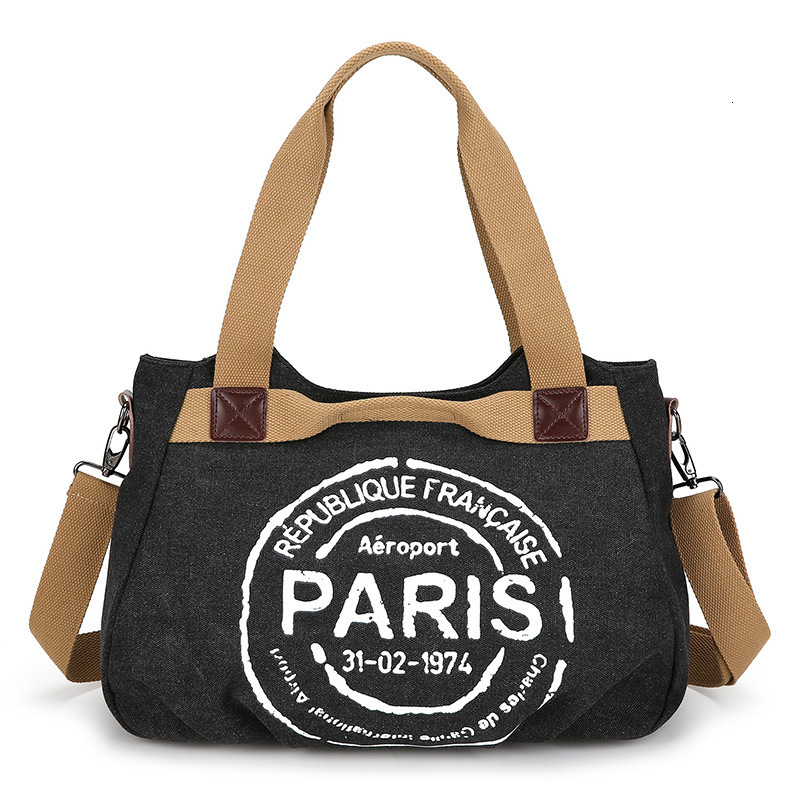 Luxury Brand Designer Bag Handheld Canvas For Women 2024 New Trendy Korean Letter Tote Casual Large Capacity Commuting Bag
