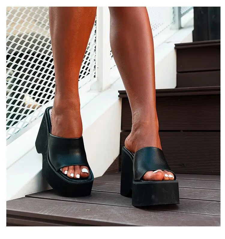 Summer Women Sandals Platform Slippers Women Fashion Slope Heel Sandals Women Shoes 250523
