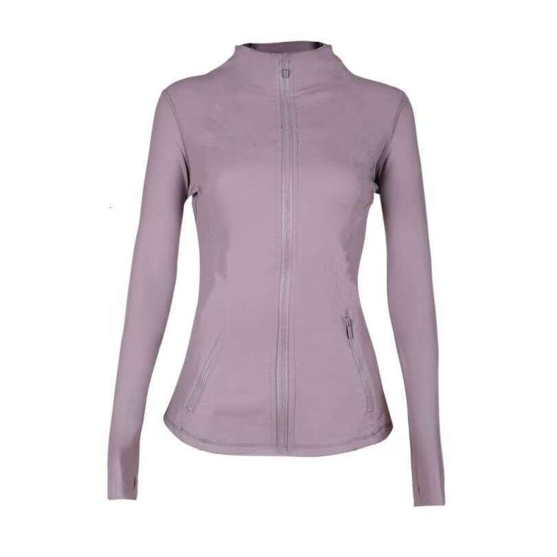 Women Designer Yoga Gold Zipper Jacket Womens Workout Gym Coat Fiess Jackets Sports Quick Dry Activewear Top Solid Zip Up Sweatshirt Sportwear