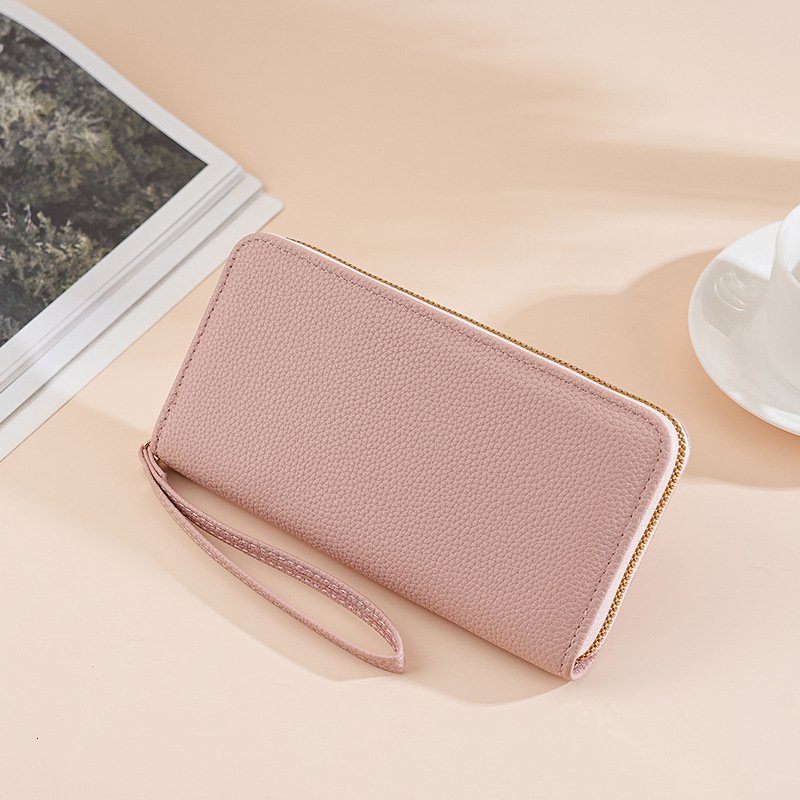 New fashion trend women's long and large capacity women's wallet mobile bag designer men's fashion wallet large capacity