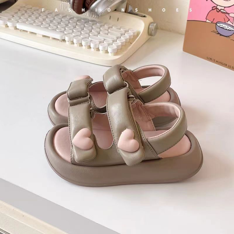 Children Casual Sandals for Girls Summer Toddler Designer Shoes Kidsnest Soft Bottom Non-slip Princess Kids Beach Shoes Slippers Sizes US9C-US5Y K0696