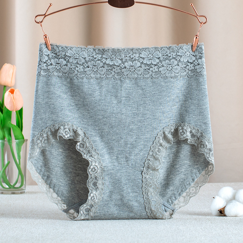 Explosive cotton high waist ladies underwear plus size comfortable hip cotton briefs
